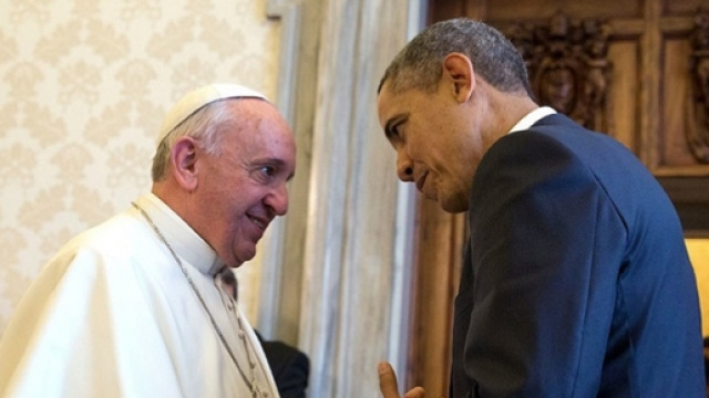 Papa Francesco e il presidente Barack Obama