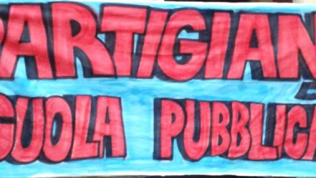 Scuola, Partigiani Scuola Pubblica vs. legge 107