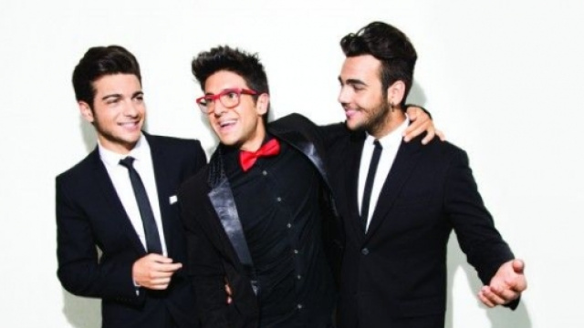 I componenti del trio 'Il Volo'