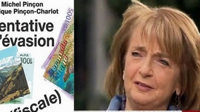 Monique Pin&ccedil;on-Charlot col suo libro