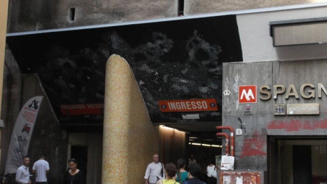 La fermata metro Spagna a Roma
