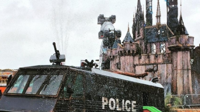 Una installazione di Dismaland