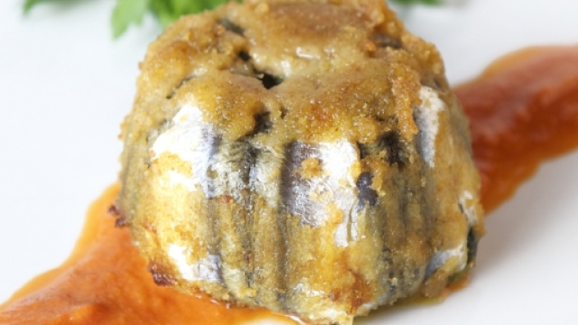 Il tortino di alici, patate e formaggio