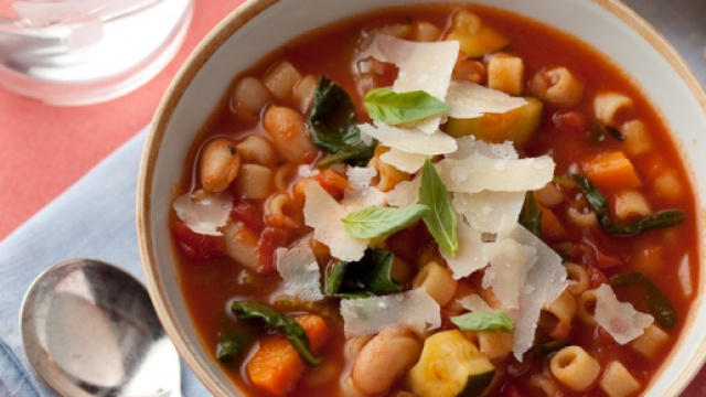 Un minestrone ricco di verdure