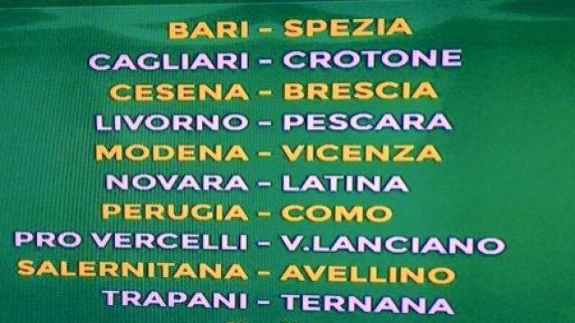 Diretta TV e streaming serie B 5-6-7 settembre