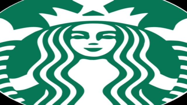 Il logo di Starbucks con la sirena a due code