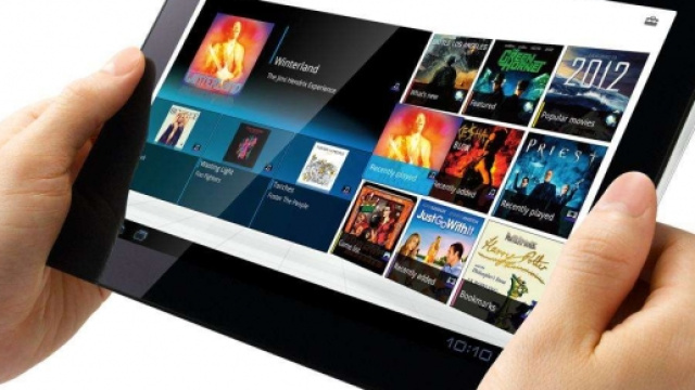 L'immagine di un tablet a lavoro