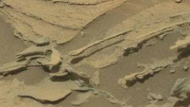 La foto del cucchiaio su Marte