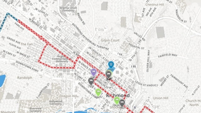 Percorso Mondiali di Ciclismo 2015 a Richmond