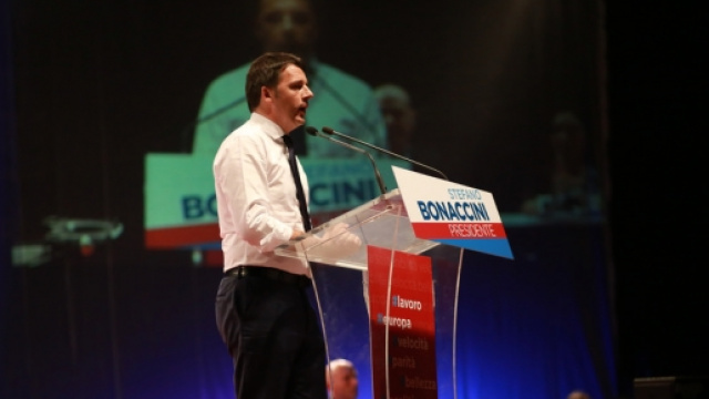 Il presidente del consiglio, Matteo Renzi