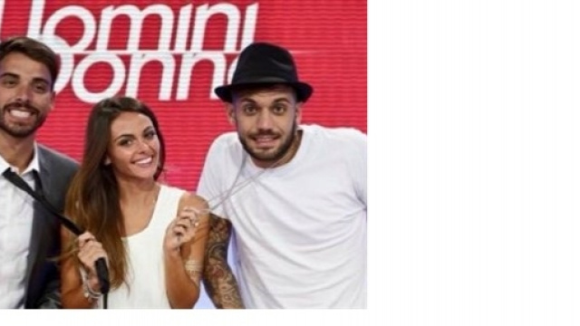 I tre tronisti Amedeo, Silvia e Gianmarco.