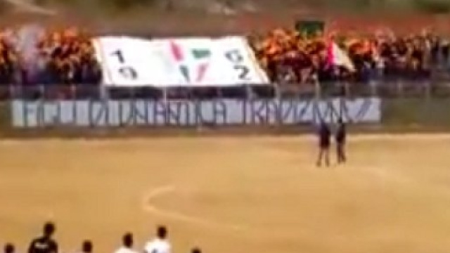 Tifosi della Nissa al "Palmintelli"