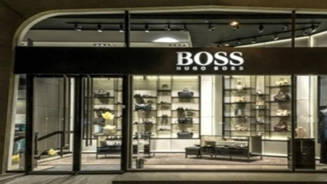 Un negozio della griffe Hugo Boss