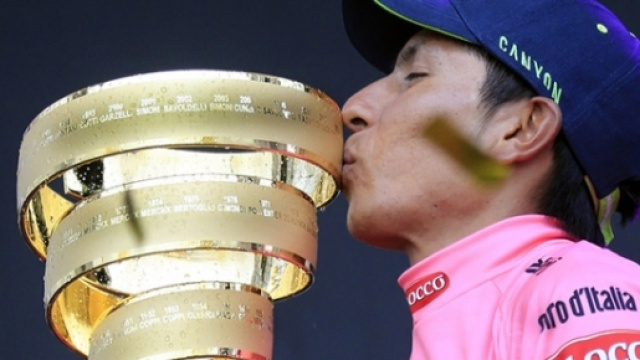 Nairo Quintana, vincitore del Giro 2014