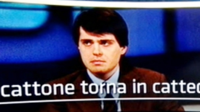 Scattone torna in cattedra dopo l'omicidio Russo.