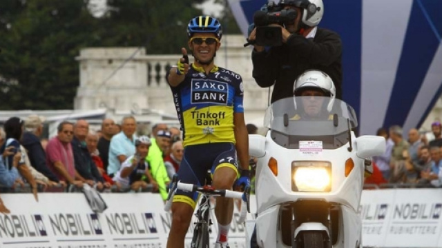 Contador vincitore della Milano Torino tre anni fa