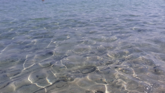 Una foto del mare salentino. Si predeve bel tempo.