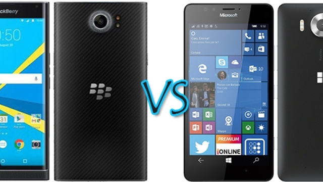 BlackBerry Priv vs Microsoft Lumia 950