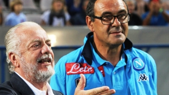Aurelio De Laurentis e Maurizio Sarri
