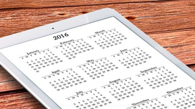 Calendario ponti e festivit&agrave; 2016