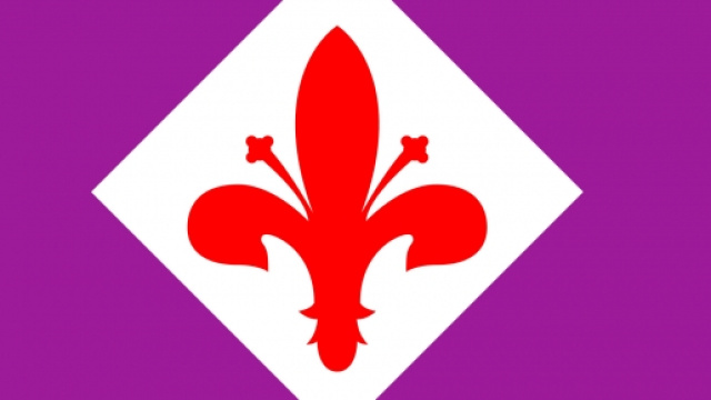 Il giglio su sfondo viola, stemma della Fiorentina