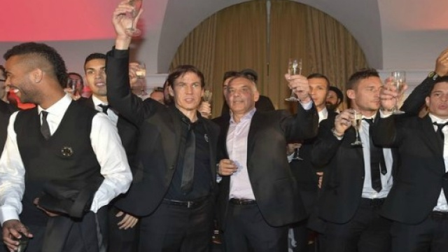 Un brindisi tra Rudi Garcia e James Pallotta