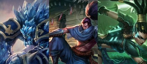 Imagen de algunos campeones del LoL