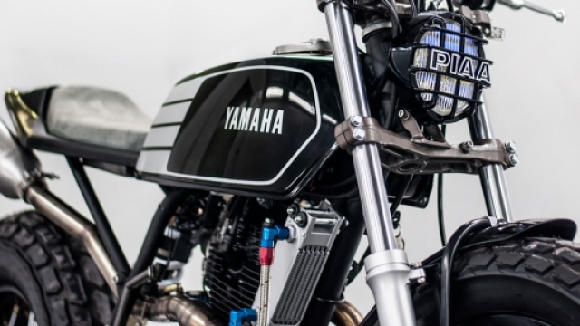 Flat Tracker: TW200 by Wolf Moto.