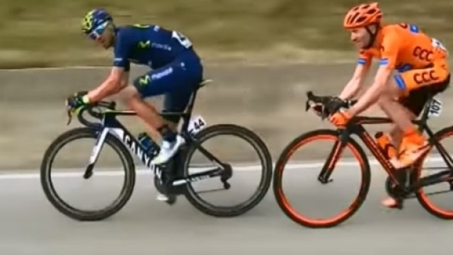 Valverde e Rebellin all'attacco un anno fa