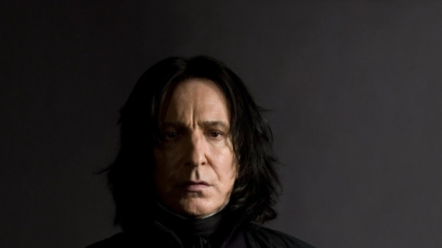 Alan Rickman nelle vesti del Professor Piton