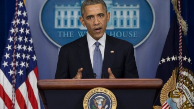B.Obama presidente in carica degli Stati Uniti.