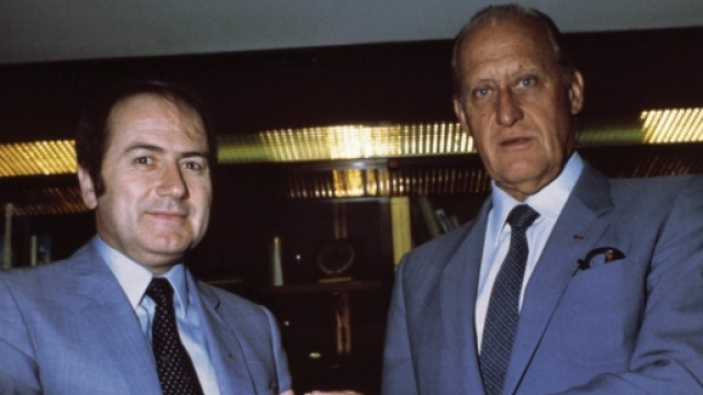 Sepp Blatter e Joao Havelange nel 1982
