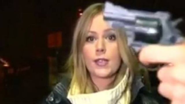 L'inviata di Radio Televizija Vojvodine.
