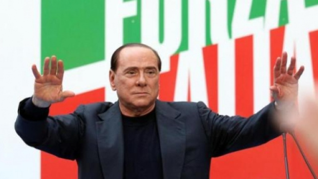 Silvio Berlusconi leader di Forza Italia.