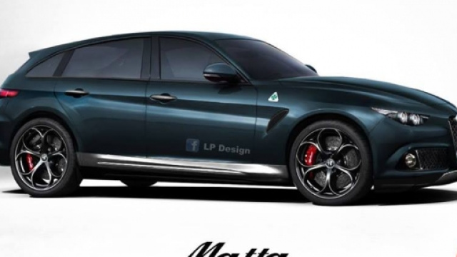 Alfa Romeo Suv: render by LP Design