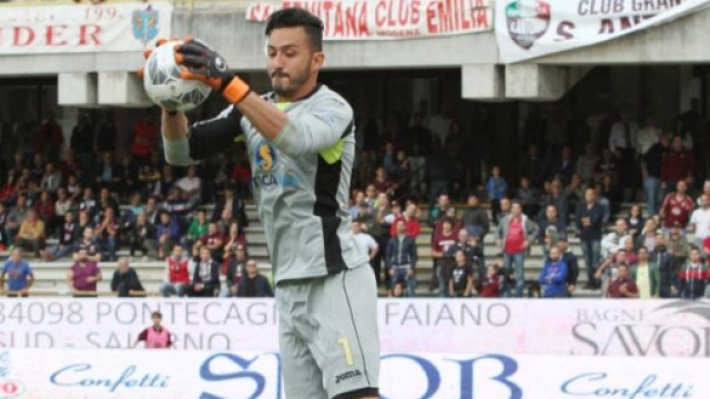 Il portiere del Trapani, Nicolas Andrade