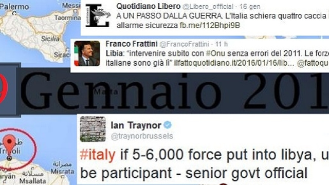 Italia vicinissima al conflitto militare in Libia