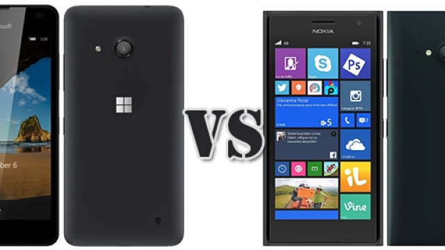 Microsoft Lumia 550 vs Nokia Lumia 735