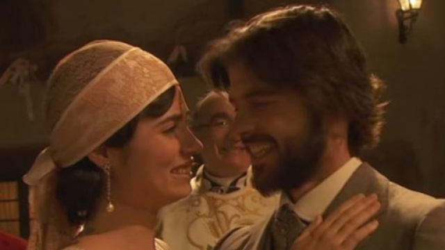 Scena del matrimonio tra Gonzalo e Maria