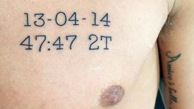 Il tatuaggio di Alessio Cerci.