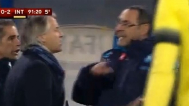 Voti Napoli-Inter Gazzetta: Mancini contro Sarri