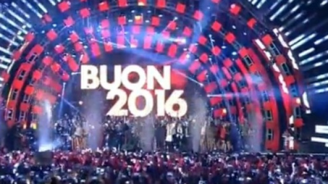 L'arrivo del 2016 su Rai Uno .
