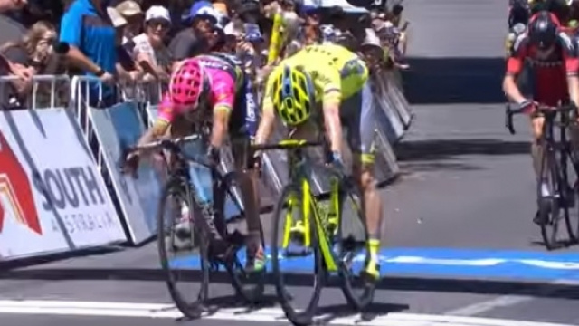 Uno sprint all'ultimo centimetro