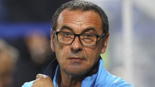 Il tecnico del Napoli Maurizio Sarri