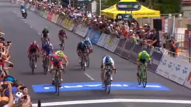 La volata tra Gerrans e Dennis