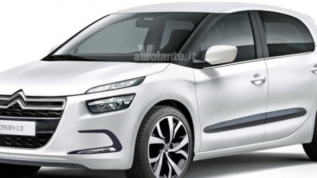 Rendering di AlVolante della Citro&euml;n C3