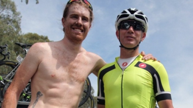 Tyler Farrar con il generoso spettatore