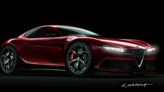 Alfa Romeo 8C: render by A. Masera