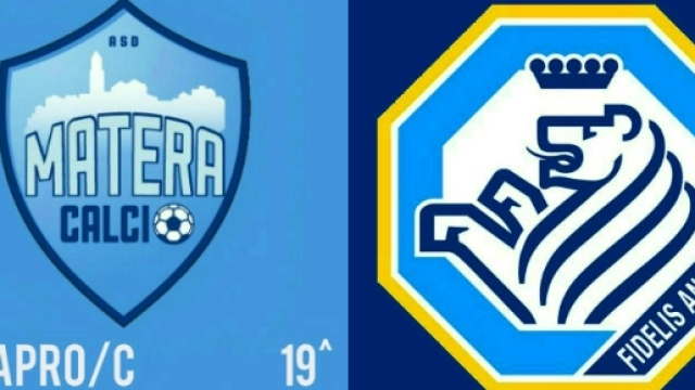 Matera-Andria il 25 gennaio alle ore 20:00