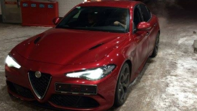 Alfa Romeo Giulia foto spia dalla Svezia